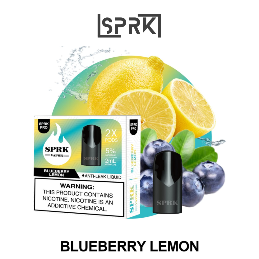 SPRK PRO PODS BLUEBERRY LEMON VAPE IN DUBAI